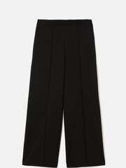 Jigsaw Black Modern Crepe Sailor Trousers - Image 6 of 6