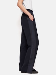 Jigsaw Blue Bi Stretch Split Hem Joggers - Image 2 of 5