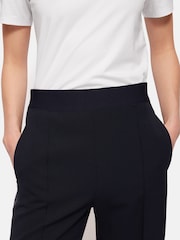 Jigsaw Blue Bi Stretch Split Hem Joggers - Image 4 of 5