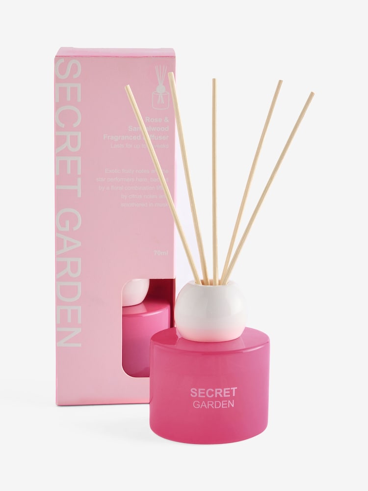 Rose and Sandalwood 70ml Fragranced Reed Diffuser - Image 4 of 4 Rose and Sandalwood 70ml Fragranced Reed Diffuser - Image 4 of 4