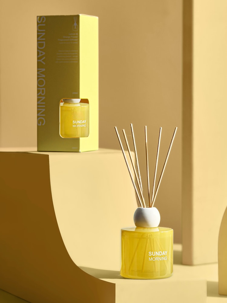 Lemon and Orange Flower 200ml Fragranced Reed Diffuser - Image 1 of 4