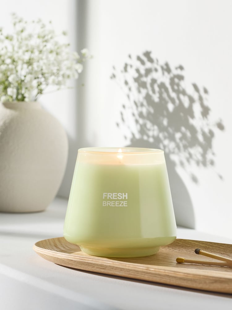 Green Gardenia and Bergamot Scented Candle - Image 1 of 4 Green Gardenia and Bergamot Scented Candle - Image 1 of 4