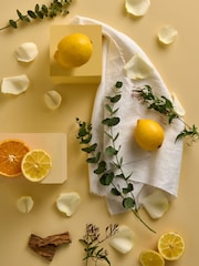 Yellow Lemon and Orange Flower Scented Candle - Image 3 of 5