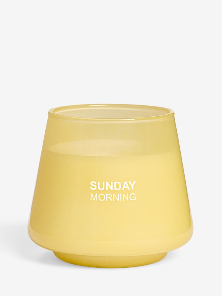 Yellow Lemon and Orange Flower Scented Candle - Image 5 of 5