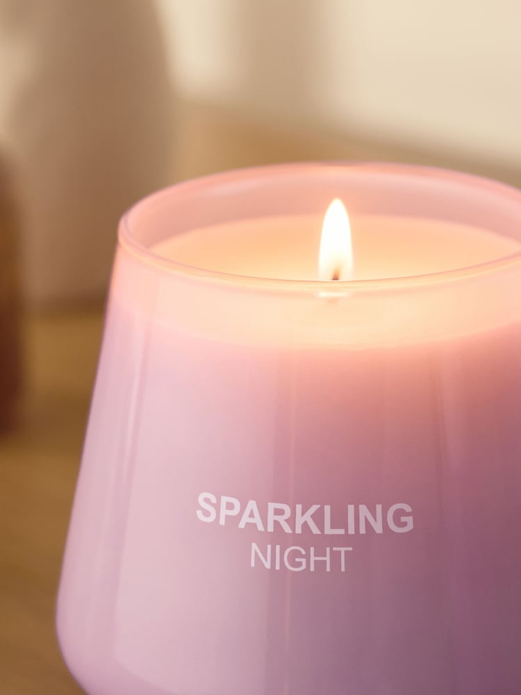 Lilac Purple Cherry and White Musk Scented Candle - Image 2 of 4 Lilac Purple Cherry and White Musk Scented Candle - Image 2 of 4