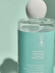 Lavender and Cedarwood 200ml Fragranced Reed Refill Diffuser - Image 2 of 4