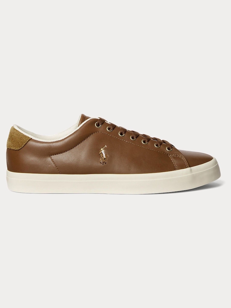 Polo Ralph Lauren Longwood Leather Trainers - Image 1 of 4