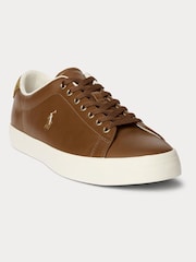 Polo Ralph Lauren Longwood Leather Trainers - Image 2 of 4