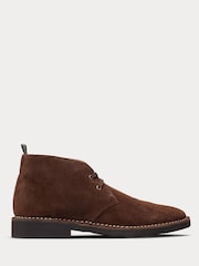 Коричнево-шоколадный - Замшевые ботинки чукка Polo Ralph Lauren Talan - Image 2 of 4