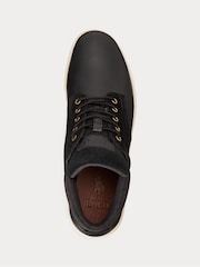 Черный - Polo Ralph Lauren Waterproof Leather-Suede Trainers - Image 3 of 4