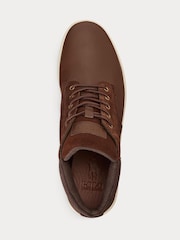 Polo Ralph Lauren Waterproof Leather-Suede Trainers - Image 3 of 4