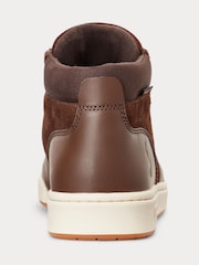Polo Ralph Lauren Waterproof Leather-Suede Trainers - Image 4 of 4