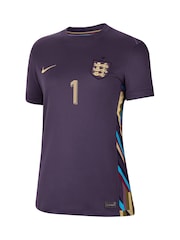 Nike Purple Womens England Away Stadium Shirt 2024 Shirt - Image 2 of 3