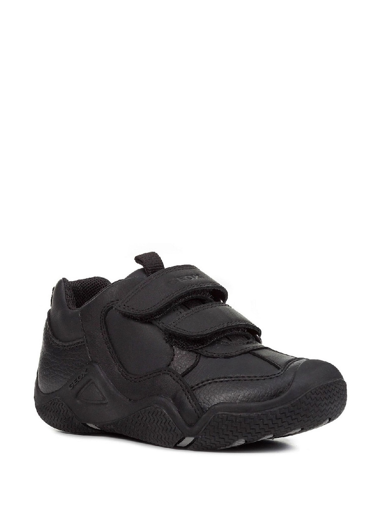 Geox J Wader A Touch Fastening Black Shoes - Image 4 of 4