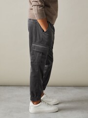 Reiss Steel Grey Aymos 3-9 yrs Corduroy Drawstring Trousers - Image 3 of 4
