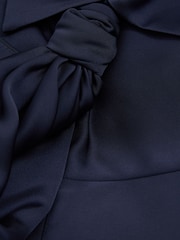 Halston атлас бретелька на шею платье макси - Image 5 of 5