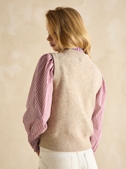 Camel - Joules Holly gebreide spencer - Image 2 of 6