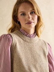 Camel - Joules Holly gebreide spencer - Image 4 of 6