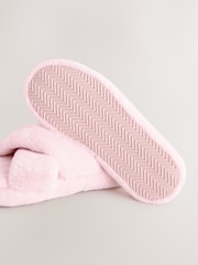 Bath & Body Works Pink Cherry Furry Slippers - Image 8 of 8