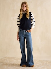 Donkerblauw - Joules Holly gebreide spencer - Image 3 of 6