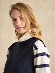 Donkerblauw - Joules Holly gebreide spencer - Image 4 of 6