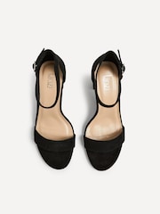 Linzi Black Legacy Wide Fit Barely There Closed Back Block Heeled Sandals - Image 4 of 5