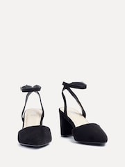 Linzi Black Larsa Wide Fit Pointed Toe Court Shoes - Image 4 of 5