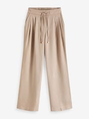 Anthology by JD Williams Cream Pleat Front Trousers - Image 5 of 5