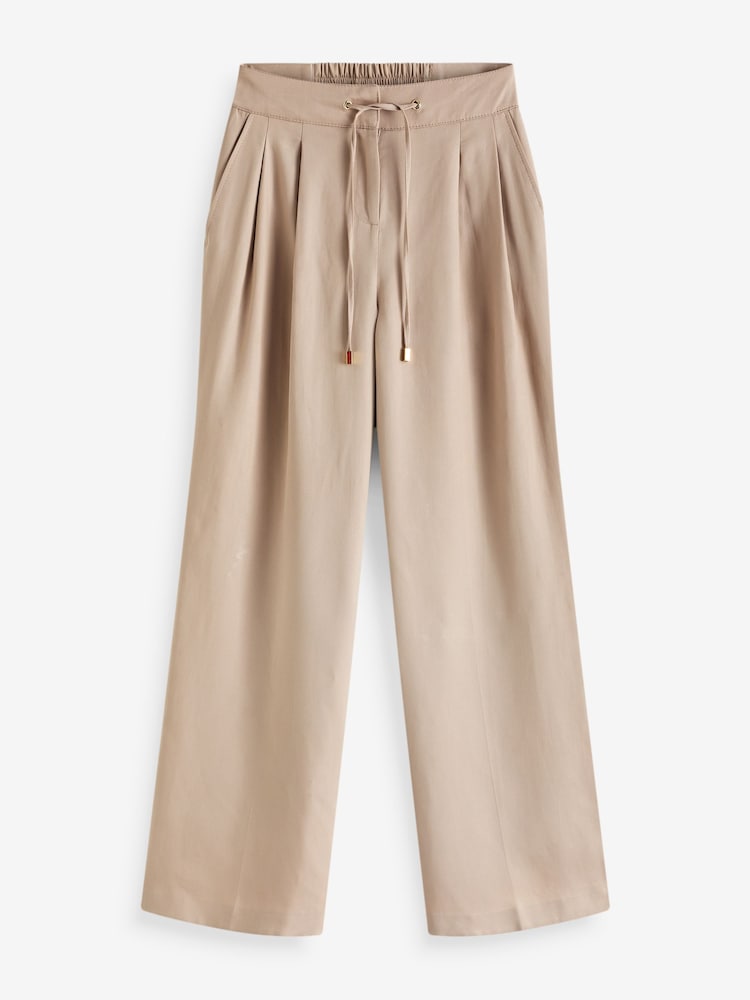 Anthology by JD Williams Cream Pleat Front Trousers - Image 5 of 5