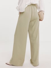 JD Williams Natural JD Williams Natural Belted Trousers - Image 2 of 5