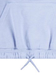 Levi's® Purple Cropped Quauter Zip Sweater With Sports Tipping Detail - Image 3 of 6