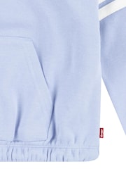 Levi's® Purple Cropped Quauter Zip Sweater With Sports Tipping Detail - Image 4 of 6