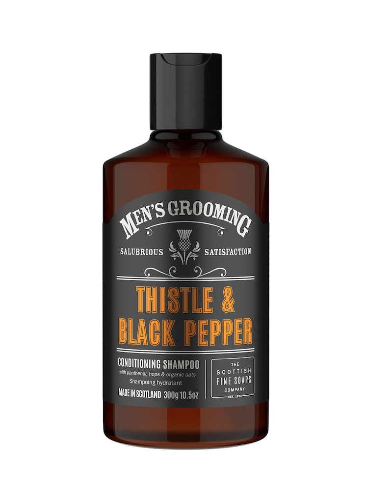 Scottish Fine Soaps Thistle & Black Pepper Conditioning & Shampoo 300ml - Image 1 of 2