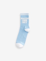 Bath & Body Works Blue Cherry Socks 4 Pack - Image 10 of 10