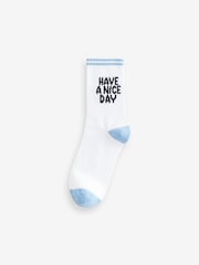 Bath & Body Works Blue Cherry Socks 4 Pack - Image 8 of 10