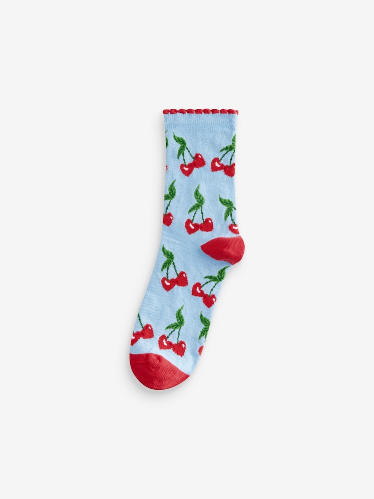 Bath & Body Works Blue Cherry Socks 4 Pack - Image 9 of 10