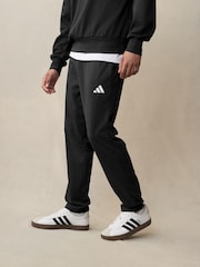 adidas Black Small Essentials Logo Single Jersey Joggers - Image 1 of 8