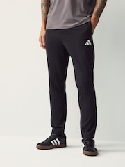 adidas Black Small Essentials Logo Single Jersey Joggers - Image 2 of 8