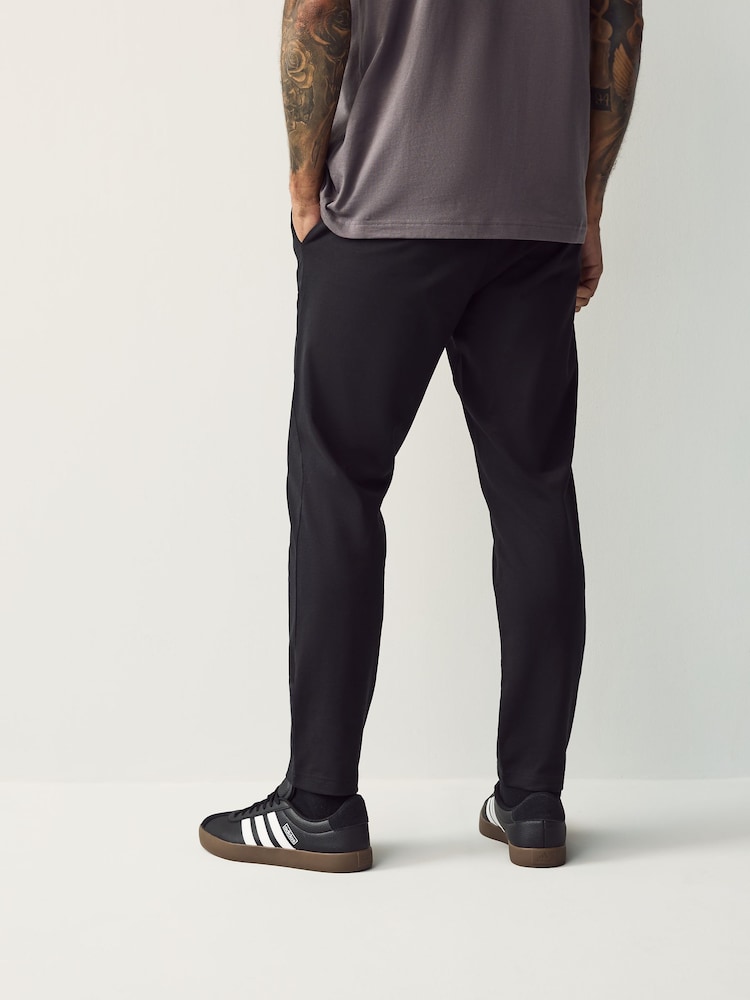Noir - Jogging adidas Small Essentials en jersey à logo - Image 4 of 8