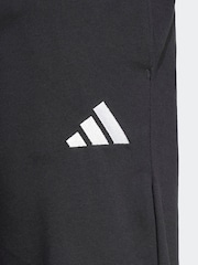 adidas Black Small Essentials Logo Single Jersey Joggers - Image 8 of 8