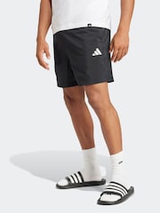adidas Black Small Essentials Logo Chelsea Shorts - Image 1 of 7