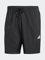 adidas Black Small Essentials Logo Chelsea Shorts - Image 6 of 7