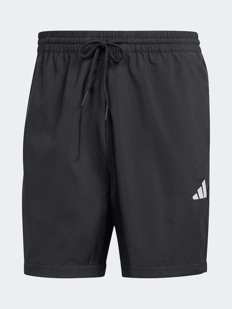 adidas Black Small Essentials Logo Chelsea Shorts - Image 6 of 7