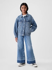 Gap Blue Relaxed Icon Denim Jacket (4-13yrs) - Image 3 of 5