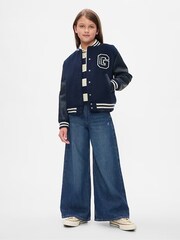 Gap Blue Mid Rise Baggy Jeans (5-13yrs) - Image 1 of 5