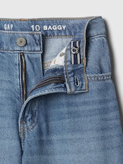 Gap Medium Wash Blue Mid Rise Baggy Jeans (5-13yrs) - Image 5 of 6