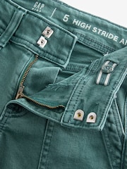 Gap Green High Waisted Wide Leg Ankle Jeans (5-13yrs) - Image 7 of 9
