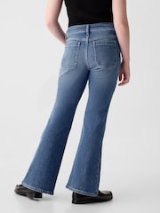 Gap Blue High Waisted 70s Flare Jeans (5-13yrs) - Image 2 of 6