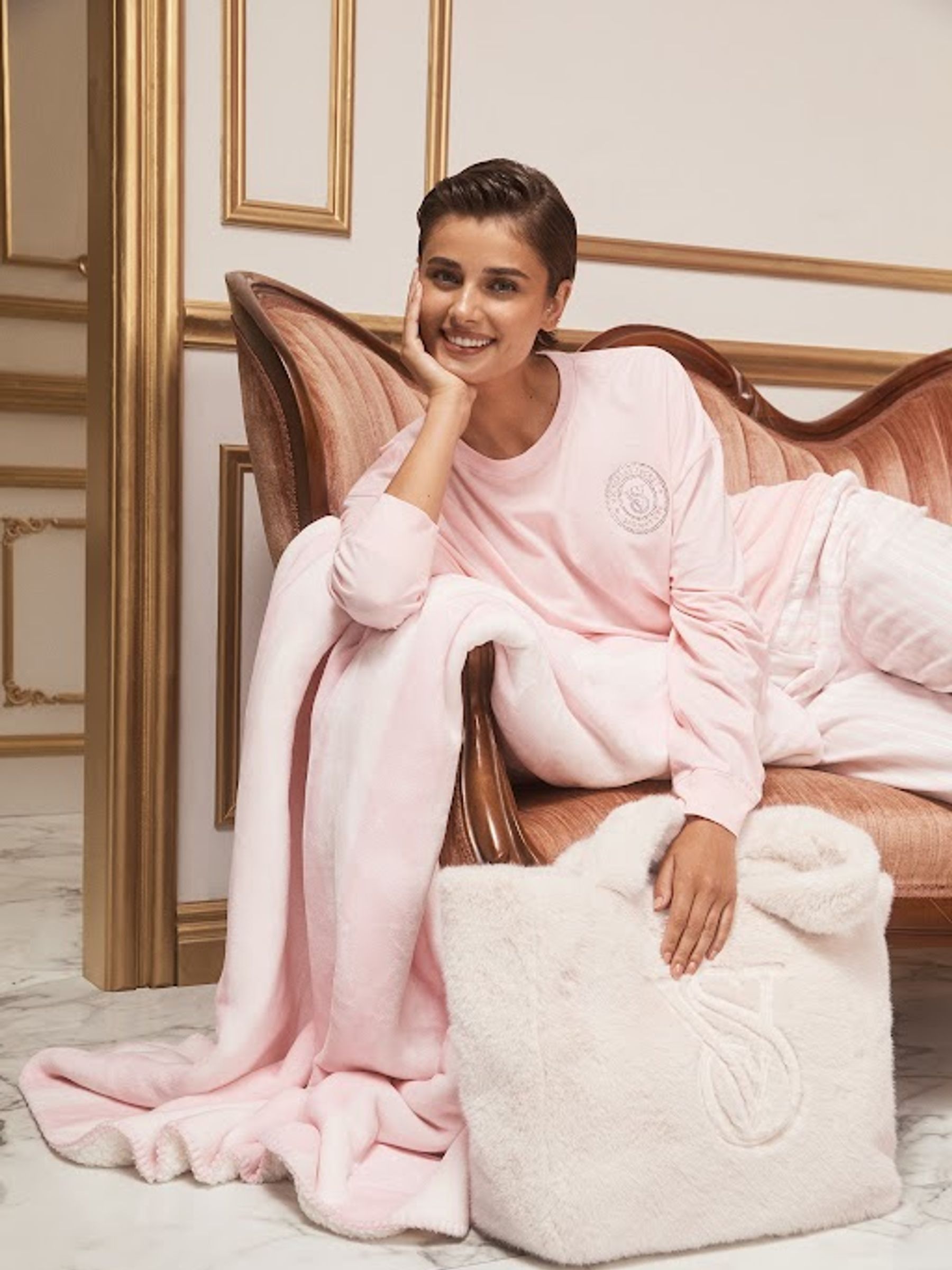 Buy Victoria s Secret Iconic Stripe Cosy Blanket from the Next UK online shop