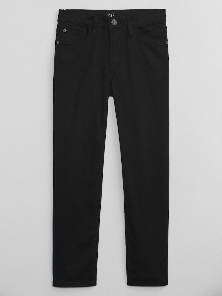 Gap Black Straight Fit Stretch Jeans (5-13yrs) - Image 1 of 2